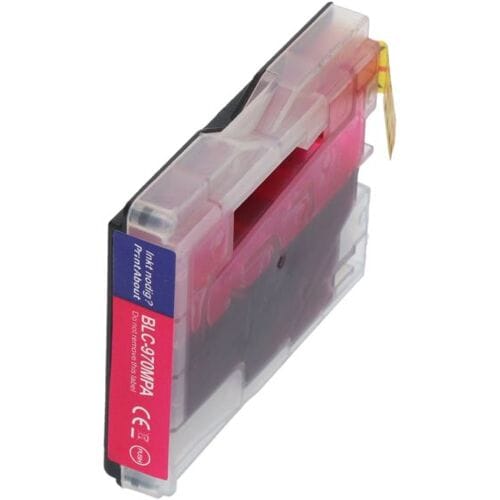 PrintAbout Inktcartridge LC-970M Magenta geschikt voor Brother