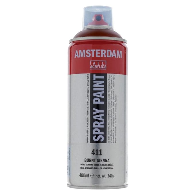 Spraypaint - 411 Sienna Gebrand - Amsterdam - 400 ml