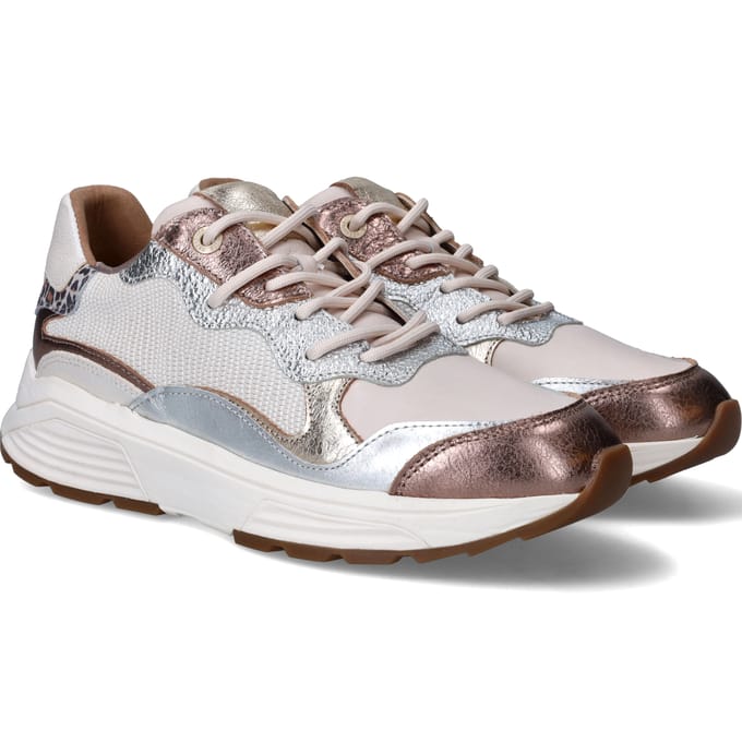 Xsensible Rainbow Sneakers - Leer - Dames - Beige - Maat 41