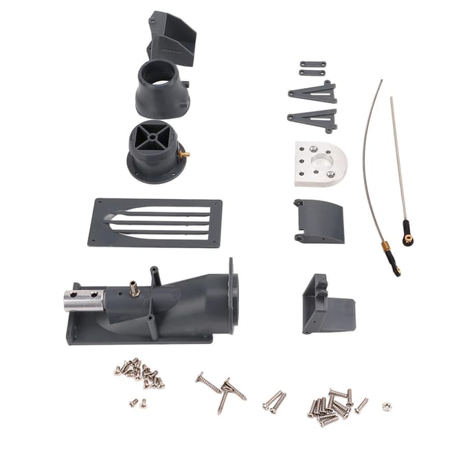 26mm RC Boot Thruster Jetpomp Boot Waterduwer Waterthruster met Groot Kaliber voor RC Jet Aandrijving gray