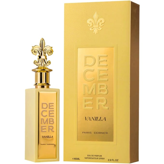 Paris Corner December Vanilla Eau de Parfum 85ml Spray Unisex