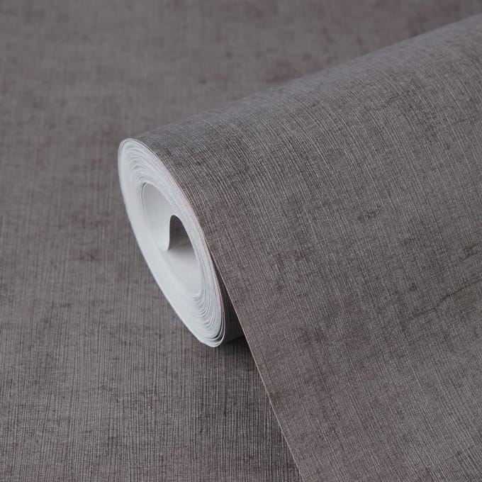 ELEGANT STRUCTUUR BEHANG | Textiellook - Donker Grijs - A.S. Création Nordic Feeling