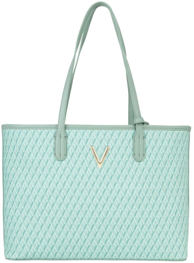 VALENTINO shopper schoudertas Queen Re Shopping Bag Laguna / Multicolor turquoise