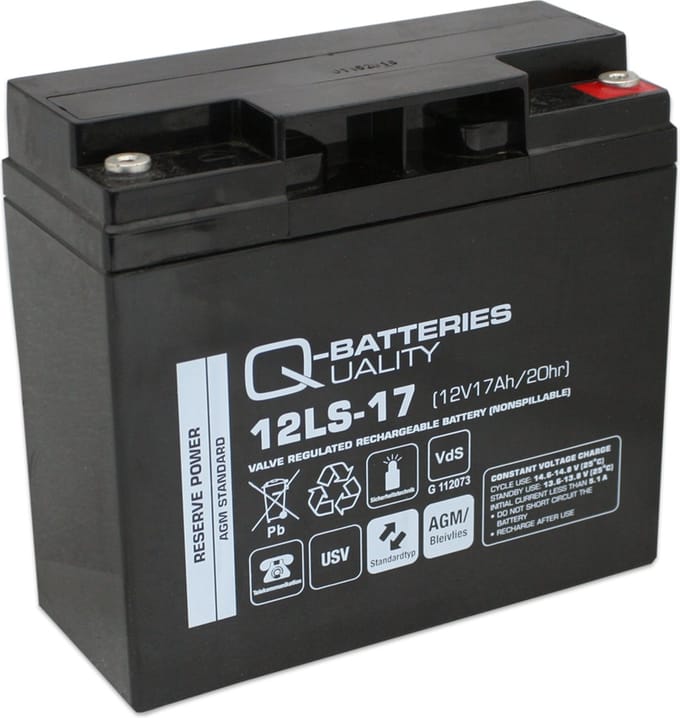 Lakuda Q-batteries 12v-17ah 181x77x167
