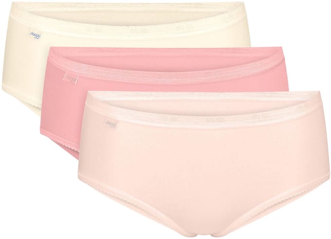 Damesslipjes Sloggi Basic+ Midi (x3)