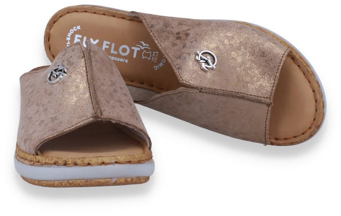 Fly Flot Dames Slipper | Camel | Maat: 37