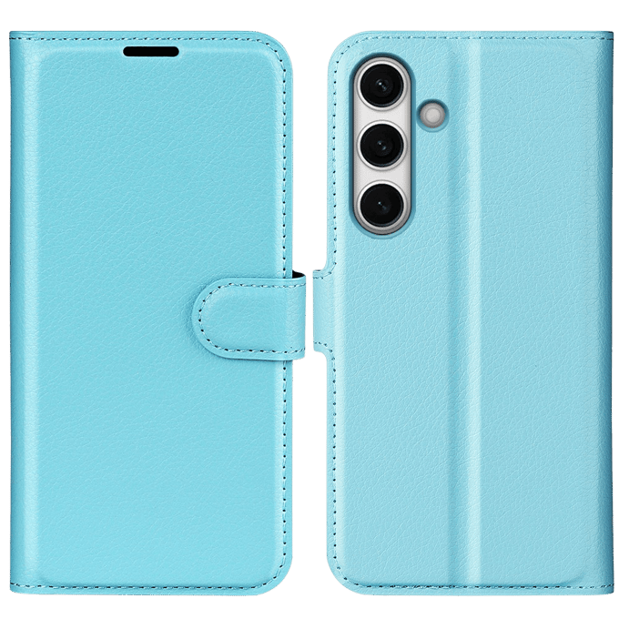 Mocaa Samsung Galaxy S24 FE Slim-Fit Book Case Babyblauw