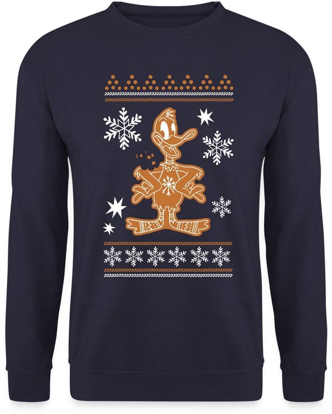 Looney Tunes Daffy Duck Cookie Kerstmis Sweater Heren