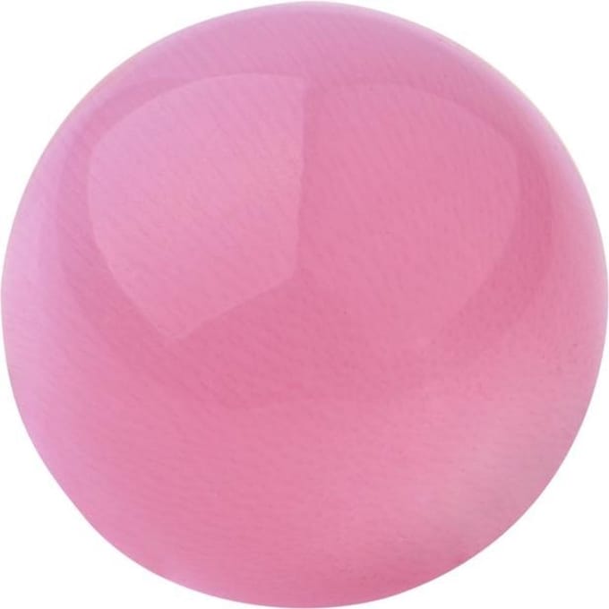 Quiges Verwisselbare Ring Steen Bolletje 10mm - Cateye Roze - E10RHR016