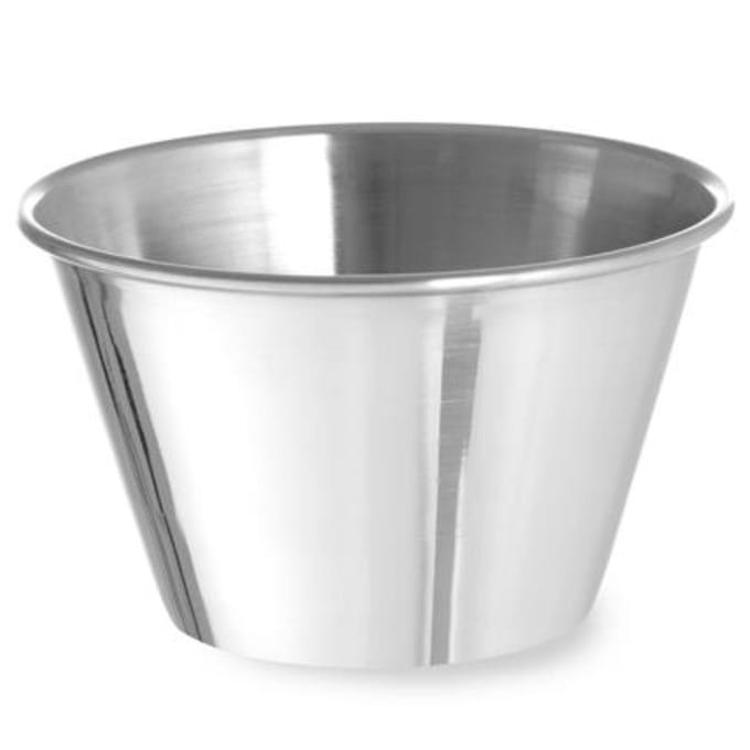 HENDI Ramekin set – roestvast staal – 0,175L – 12 stuks – vaatwasserbestendig