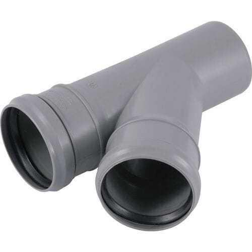 ALIAXIS 75x75mm x 45° branch ht-pp