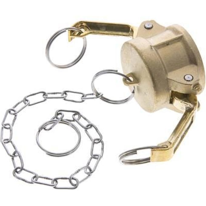 Camlock DN 32 (1 1/4'') Koppeling MessingEnd Cap Type DC MIL-C-27487