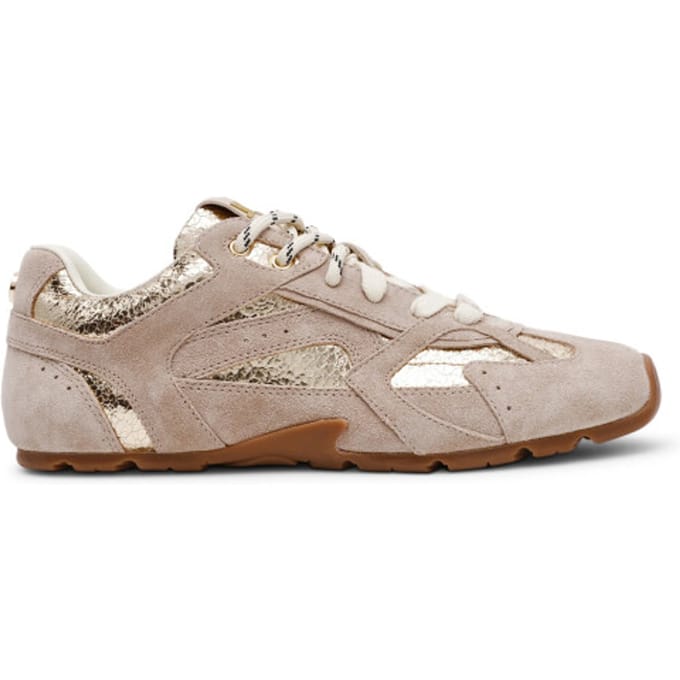 Steve Madden Dames Sneaker Asiel Gold | Beige | Maat: 40