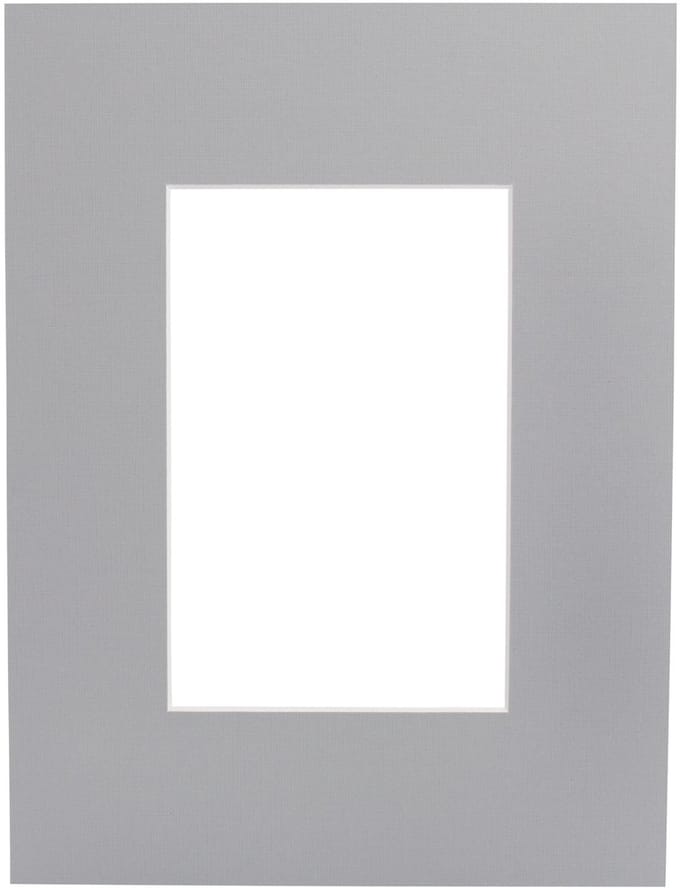 Passe-partouts 822 Grijs 20x30cm met 12x17cm uitsnede (5 stuks)
