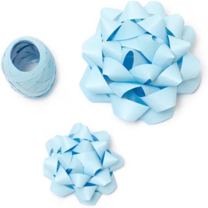 Legami set van strik en lint - blauw
