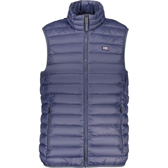 Noorwegen 1963 Blauwe Polyester Herenjack