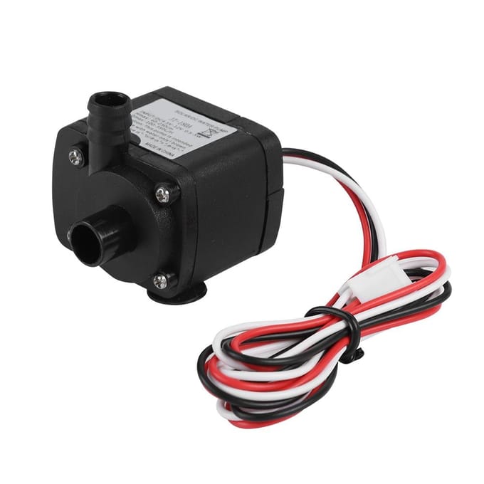 12V DC Waterpomp 300LH Debiet 1800 RevolutiesMinuut Snelle Warmteafvoer Mini DC Pomp