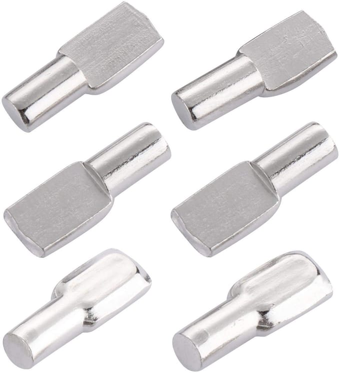 120 stuks plank pinnen, 5 mm plank steun haringen lepel vorm kast meubels
