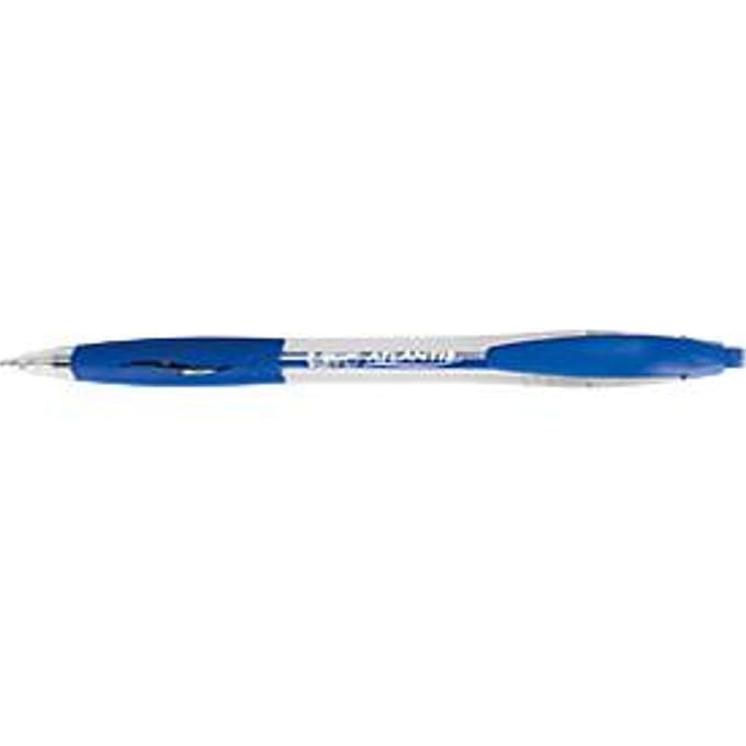 Bic Atlantis balpen - Intrekbaar - Blauw - 12 stuks
