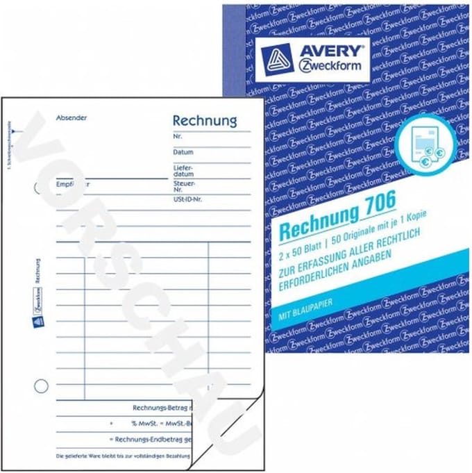 Avery 706 - White - Paper - 105 mm - 148 mm