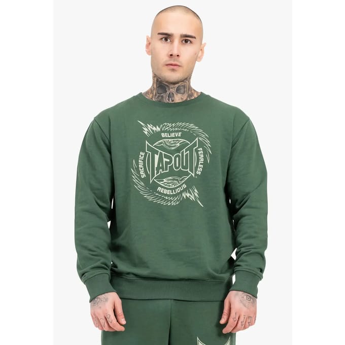 Tapout-sweatshirt Spirit Sweat met ronde hals, normale pasvorm
