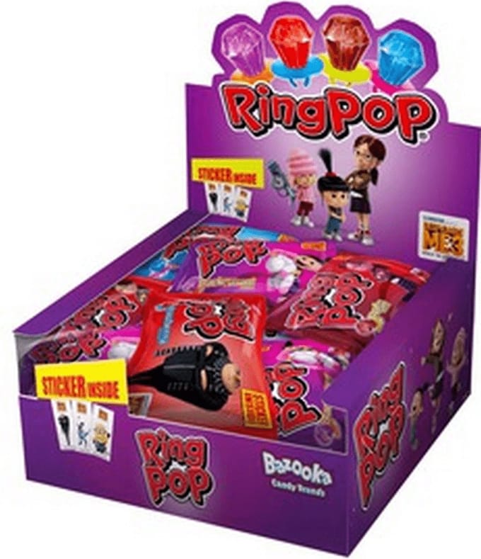 Ring pop - 24 stuks - 12x10gr