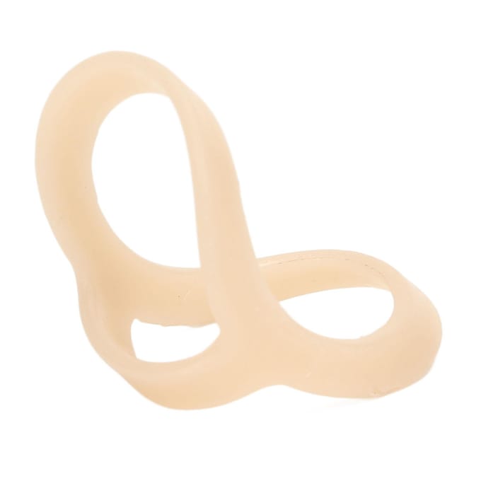 Vingerspalk Waterdicht Ademend Multifunctionele Steunbeschermer Vingerbrace voor Trigger Gebogen 0.81in Inner Diameter white