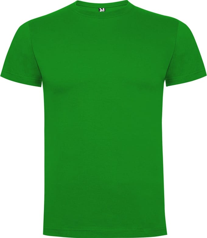 5 Pack Gras Groen t-shirts Roly Dogo Premium Kids 8 jaar 122 - 128