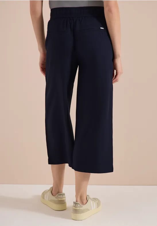 3/4 broek met wijde pijpen in Loose Fit