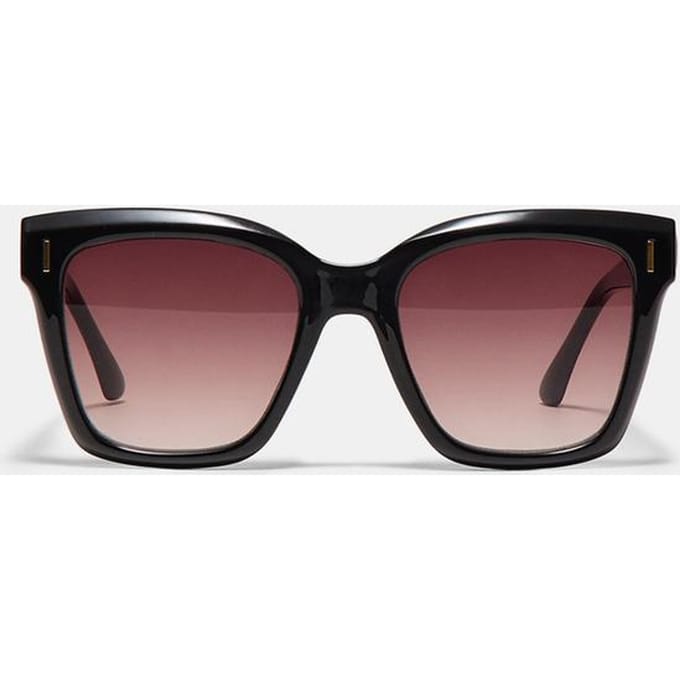 Stradivarius Vierkante cat-eye zonnebril van kunststof  Bruin OS