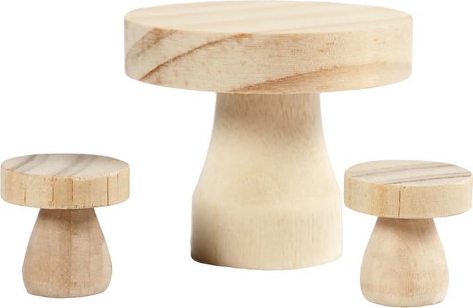 Meubelset, afm 2,5x2,5 cm, 1 set