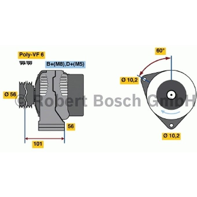 Spanningsregelaar BOSCH 0 986 041 120