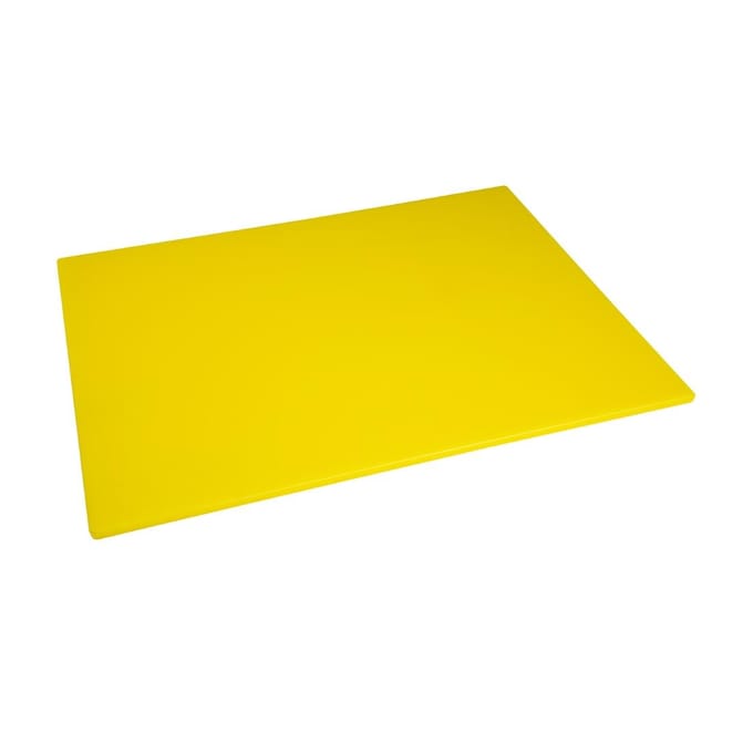 Hygiplas LDPE Snijplank Geel 600x450x10mm HC883 - Extra Dikke Plank - Horeca