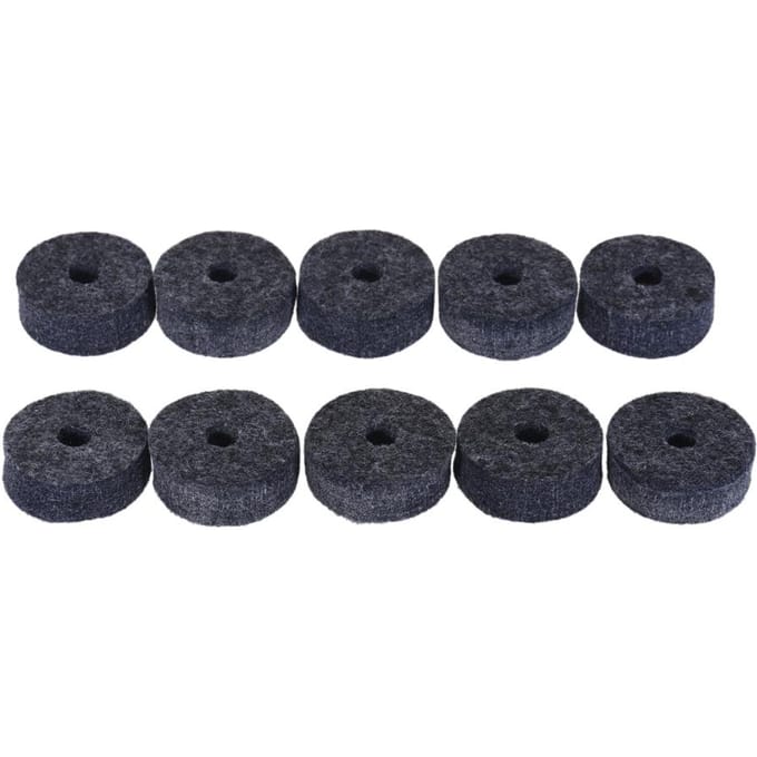 10 stuks Cymbal Vilt Crash Cymbal Clutch Vilt Drum Set Cymbal Stand Vilt black