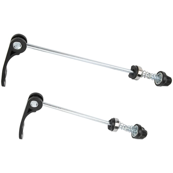 1 Paar Fiets Snelspanners Voor Achter Spanner Race Mountainbike Accessoire Zwart zwart