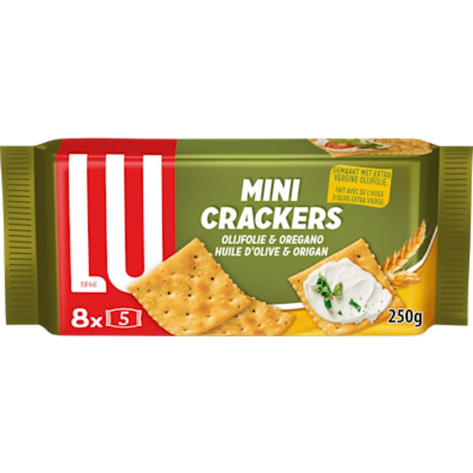 Mini crackers olijf & oregano