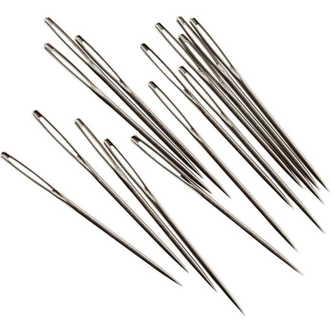 Creativ Company Cross Stitch Needles Sharp Point 1.6x55mm (25-Pack)