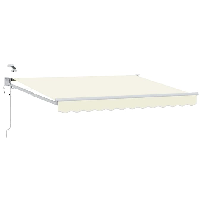 vidaXL - Elektrisch - Uitschuifbare - Zonneluifel - Crème - 2,5 - x - 2 - m