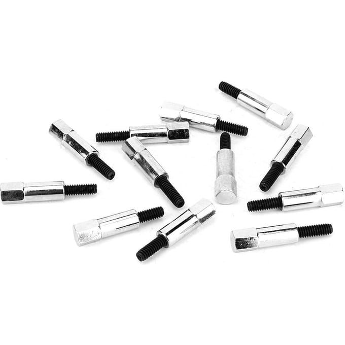 12 stuks Chrome Kleppendeksel Boutenset Geschikt voor FORD 289 302 351W