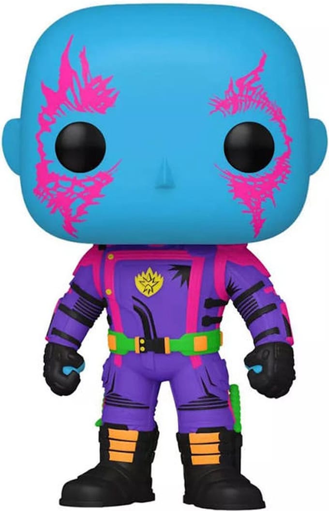 Funko Pop! Marvel Guardians of the Galaxy - Drax Blacklight #1243 Only at Target Exclusive