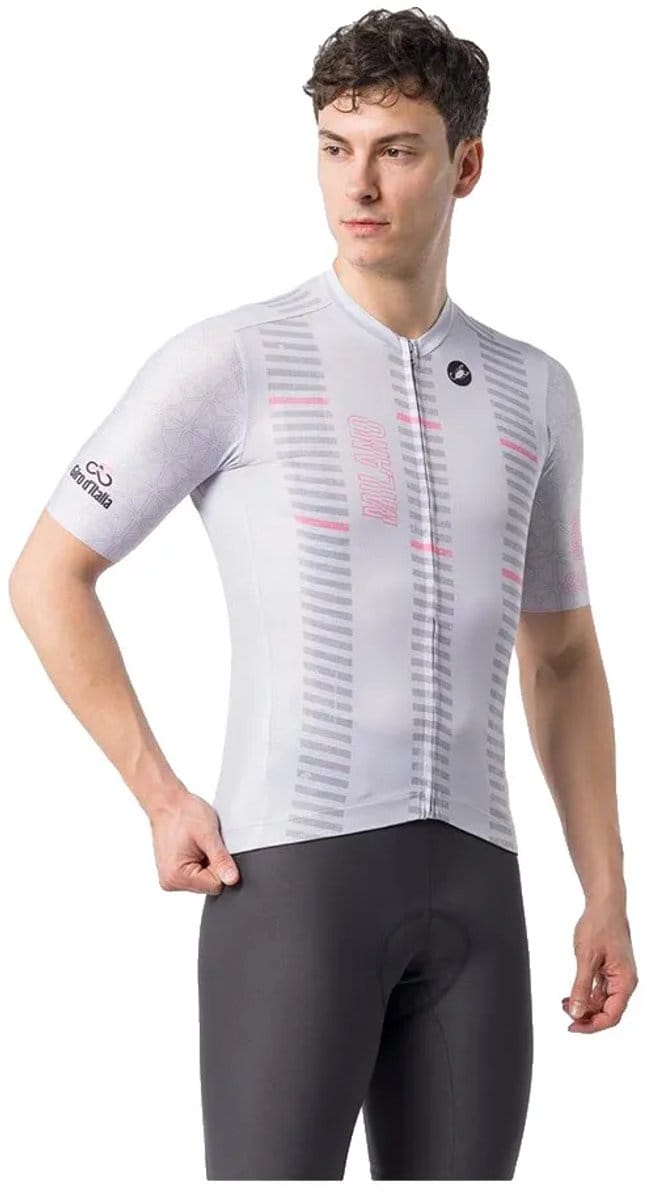 Castelli #giro109 Milan Korte Mouw Wielertrui Wit 2XL Man
