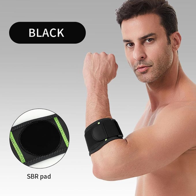 Gtubike 1 Stuk Tennis Golfbal Elleboogband Onderarm Steunband Compressie Elleboogband Compressie Pad Elleboogsteun Geschikt Voor Pijnverlichting