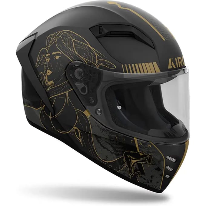 Volle motorhelm Airoh Connor Titan