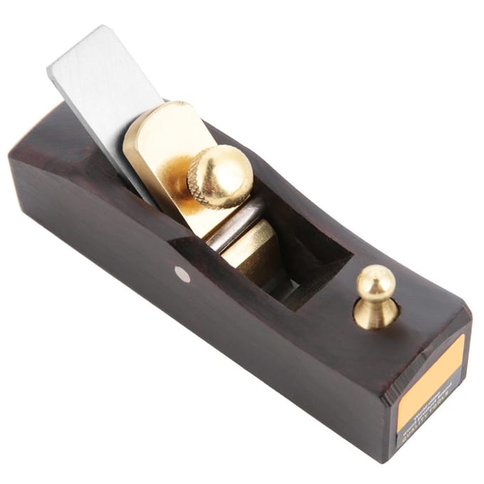 Mini Handvlakbank met Platte Bodem Timmerman Hout Groeven Afwerken DIY Houtvlakbank 13mm Mes black