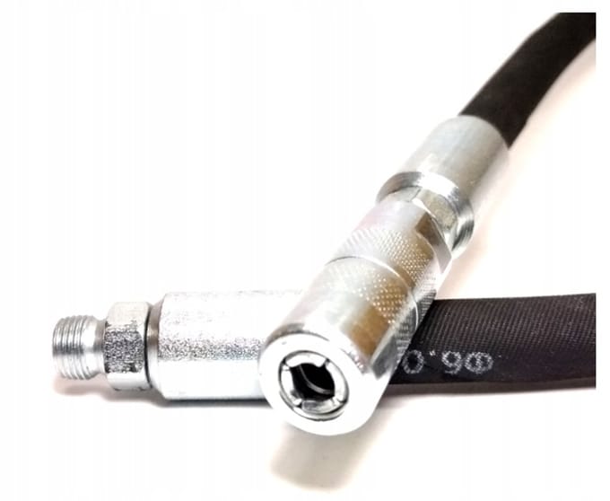 Yato - Flexibele Vetspuitslang - 32 cm - Inclusief 4-Klauw Koppeling - Hogedruk - Universeel