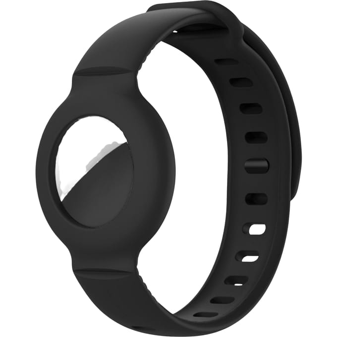 Mocaa AirTag Siliconen Armband Zwart
