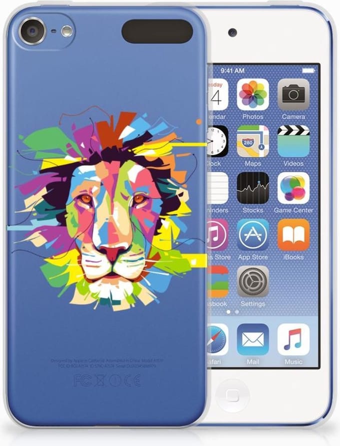 Apple iPod Touch 5 | 6 Telefoonhoesje met Naam Lion Color
