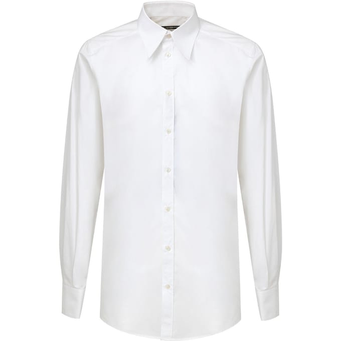 Shirt White Martini Dolce & Gabbana
