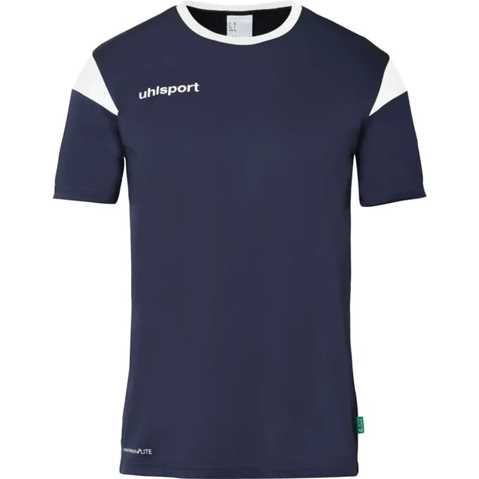 Uhlsport Squad 27 Shirt Korte Mouw Kinderen - Marine / Wit | Maat: 152