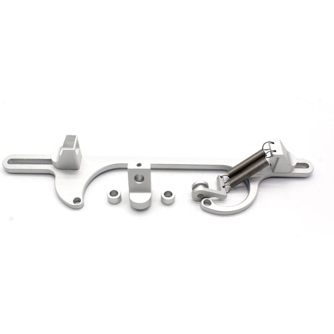 Vervanging gaskabelbeugel voor Holley 4150 4160-serie zilver